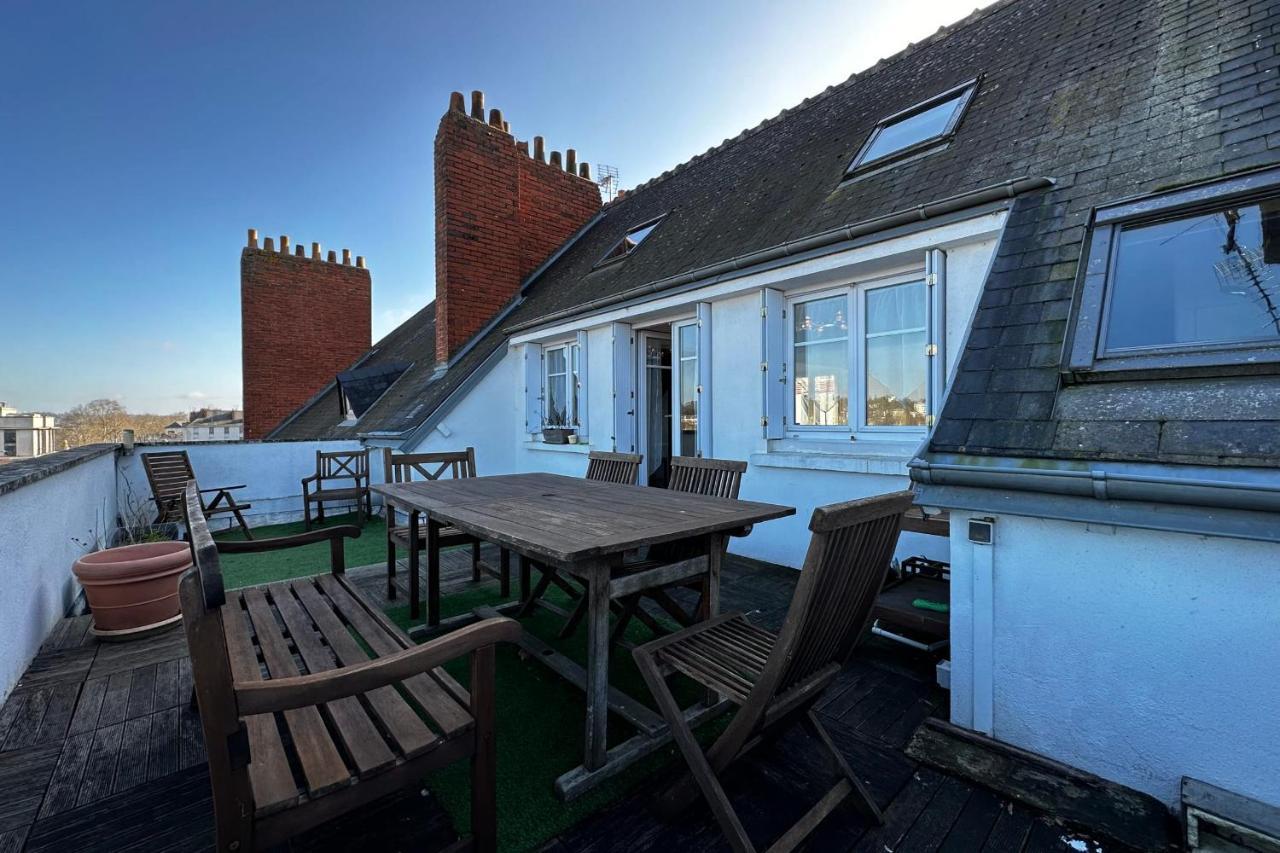 Beautiful Apartment With Terrace - Loire View Tours Buitenkant foto